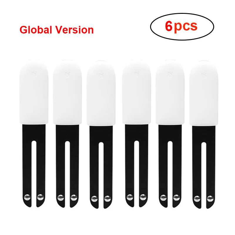 HHCC Flower Care Flora Monitor Smart Flower Monitor Plant Sensor Grass Soil Water Fertility Sensor Garden For Xiaomi Home Mijia Peaceful Pleasures Health and Wellness white 6pcs China Mainland
