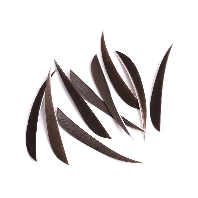 Archery Turkey Feather Real Arrow Vans DIY Fletches Accessory RW