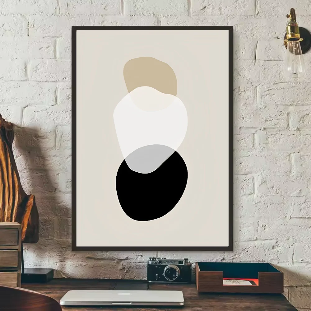 Abstract Bohemian Wall Art Poster | HD Waterproof PVC Decor Wall Art Poster Peaceful Pleasures Health and Wellness z20 50X70cmNoframe