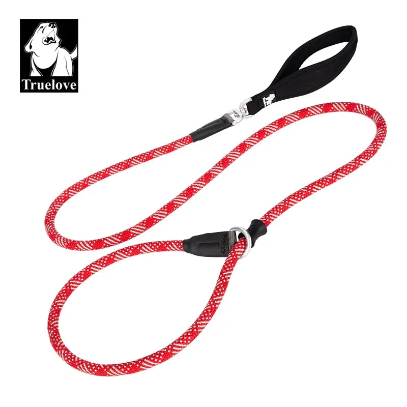 Truelove Slip Lead Training Leash for Dogs – TLL2575 Peaceful Pleasures Health and Wellness Red L China Mainland
