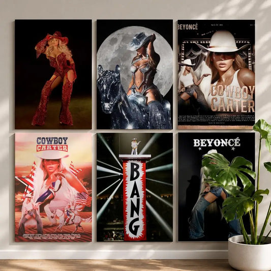 Singer B-BeyonceS Poster HD Self Adhesive Waterproof Wall Art Ideal for Home Office Dorm Bedroom Great Gift Peaceful Pleasures Health and Wellness