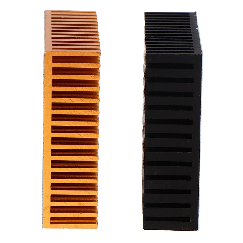 White\Black\Gold 50*50*15MM With Thermal Conductive Adhesive Aluminum Heatsink Panel Heat Sink CPU Power IC Chip Cooler Radiator Peaceful Pleasures Health and Wellness