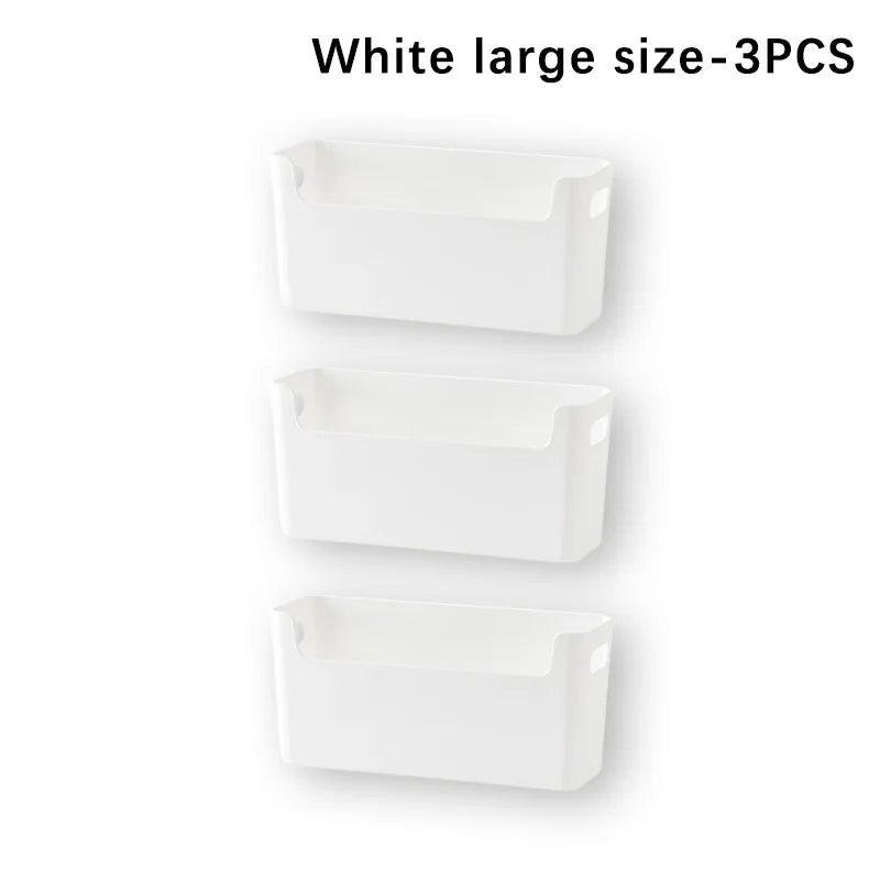 5-Pack No-Drill Cabinet Door Storage Baskets | Wall Organiser