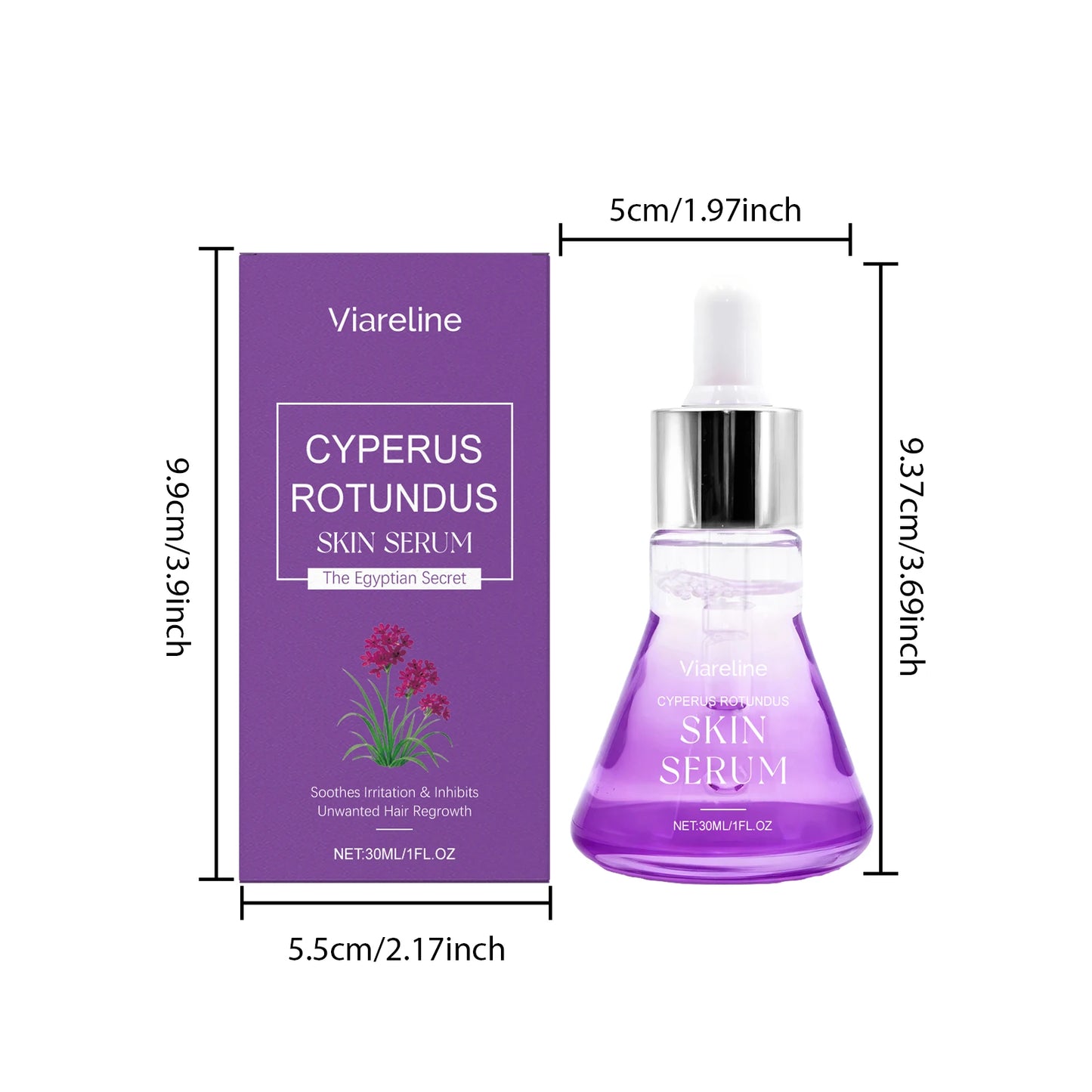 VIARELINE Cyperus Rotundus After-Shave Body Serum 30ml