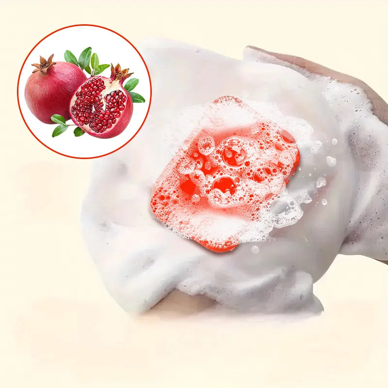 2-Pack Pomegranate Handmade Soap – Cleansing & Moisturizing