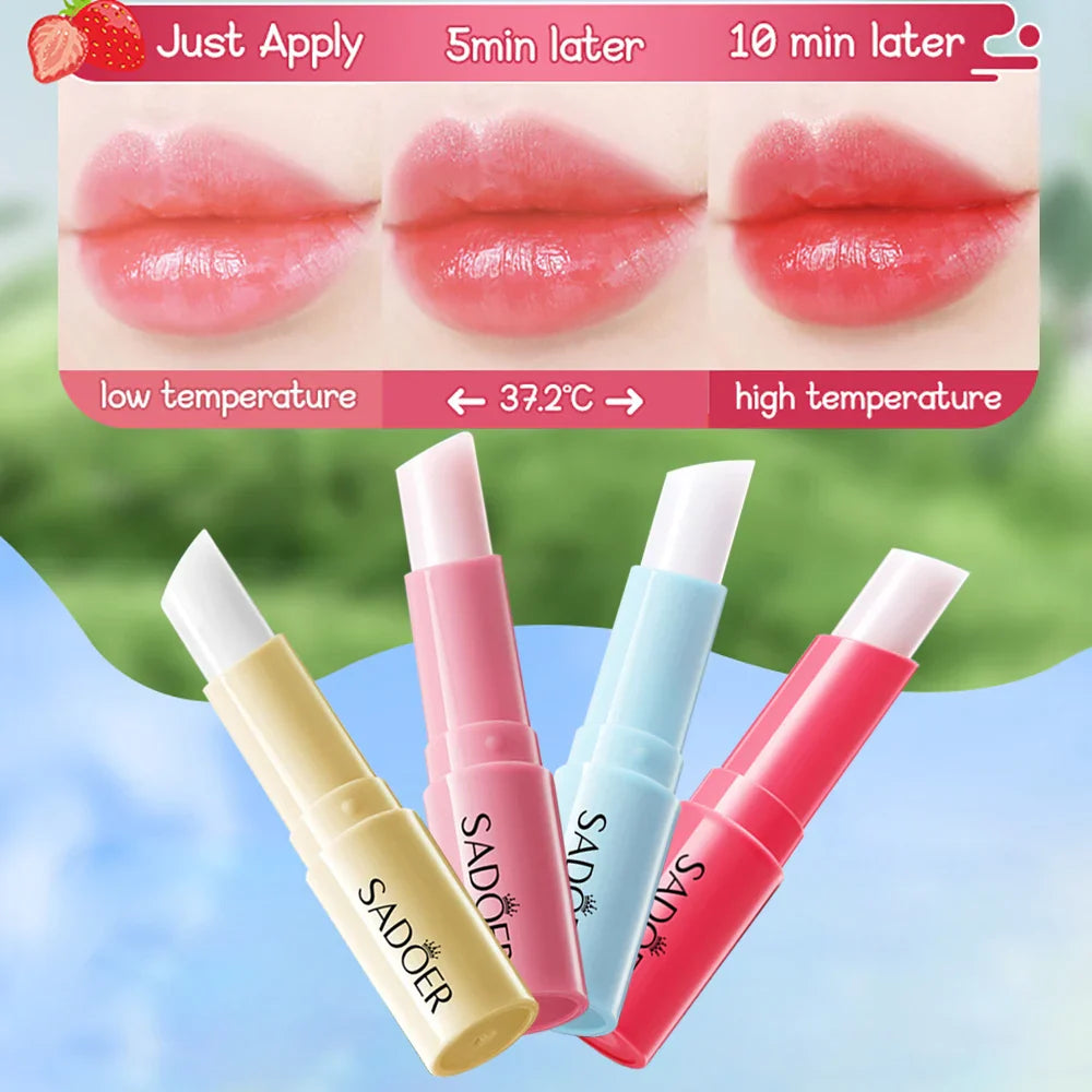 Color Changing Fruit Lip Balm – Heart Core Moisturizing