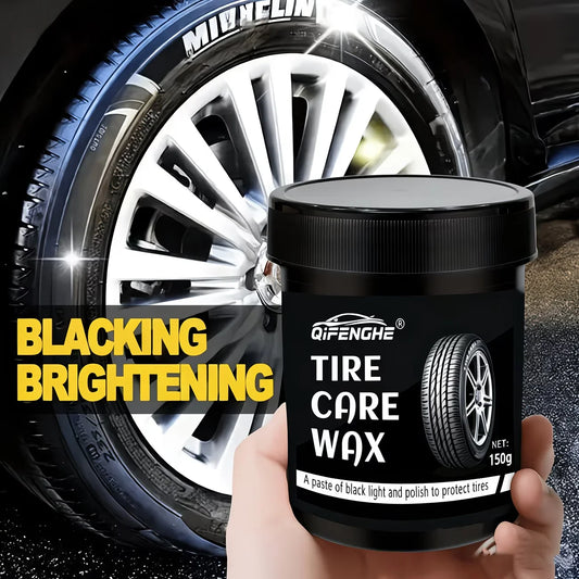 Tire Shine Wax – Hydrophobic Blackening Paste & Polish Coating Tire Care Wax Oasis Select