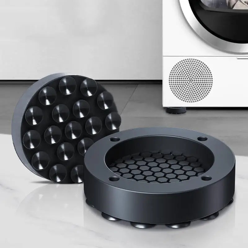 New 4Pcs Universal Anti Vibration Feet Pads Washing Machine Non-Slip Fixed Pads Furniture Rubber Foot Mat Silent Lifting Base Peaceful Pleasures Health and Wellness