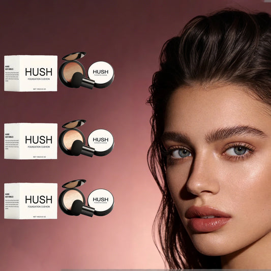 Cushion Foundation Natural Color Cover Skin Blemish Daily Beauty Non Clog Pore Non Caking Nude Makeup Effect Concealer Cushions Peaceful Pleasures Health and Wellness