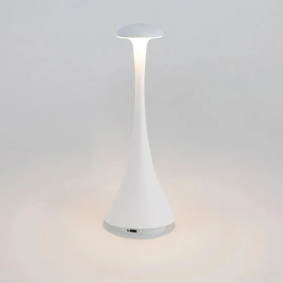 New Arrival Mushroom Table Lamp Rechargeable Wireless touch Lamp Creative Lamp USB-C Desk Lamp Hotel Bedroom Atmosphere Light Peaceful Pleasures Health and Wellness White changeable