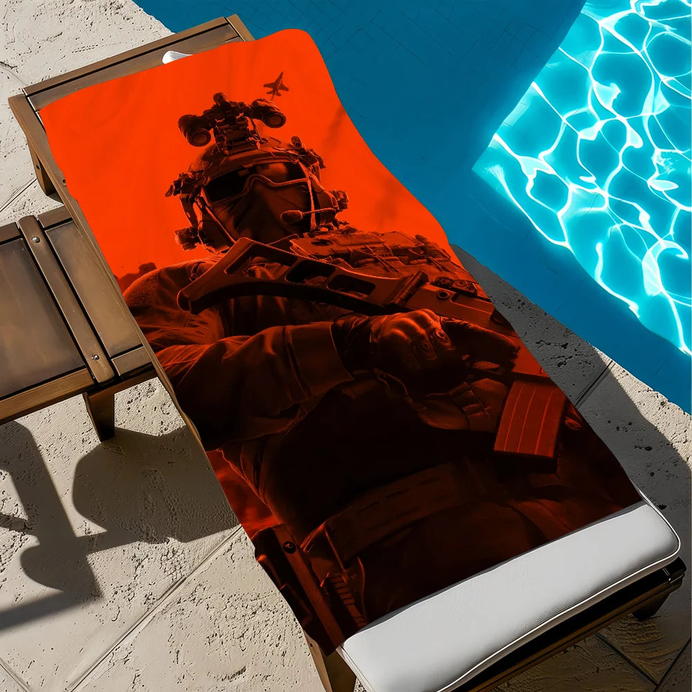 Battlefield 6 Quick Dry Beach Towel | Travel, Gym & Camping
