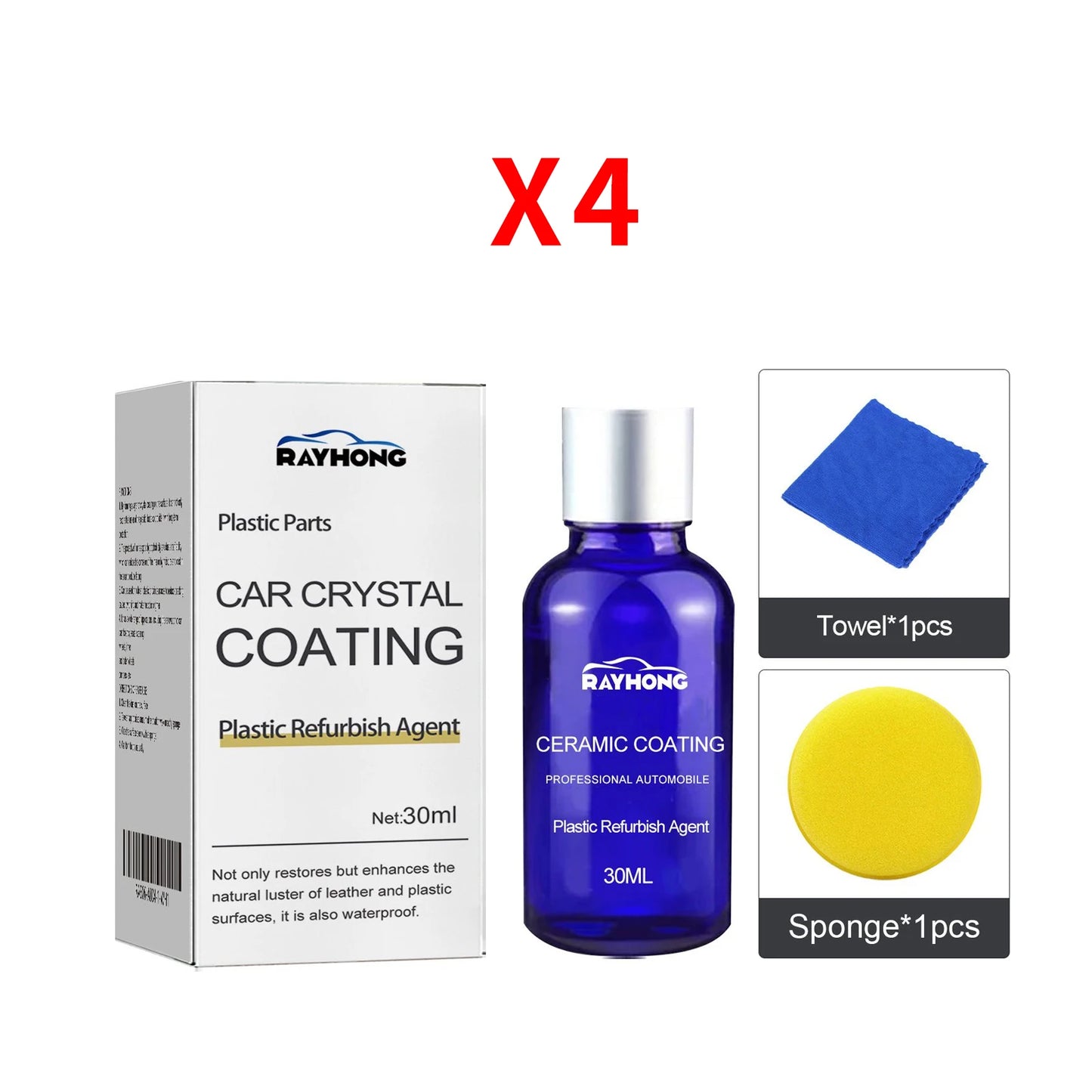 RayHong Car Ceramic Coating Plastic Restorer & Interior Detailer