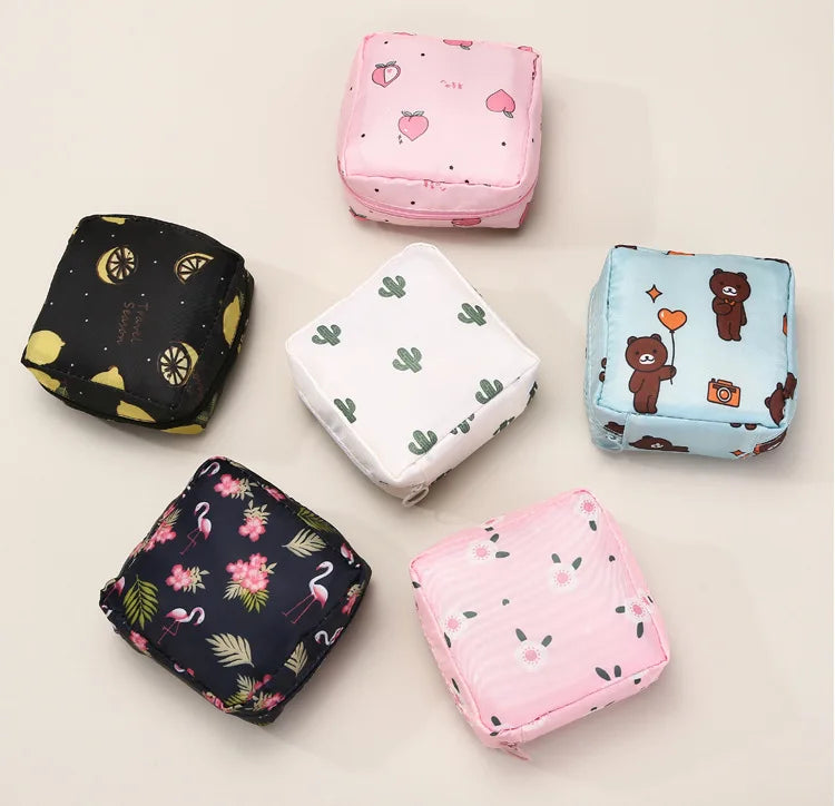 Cute Cartoon Makeup Bag | Travel Cosmetic Organizer Pouch