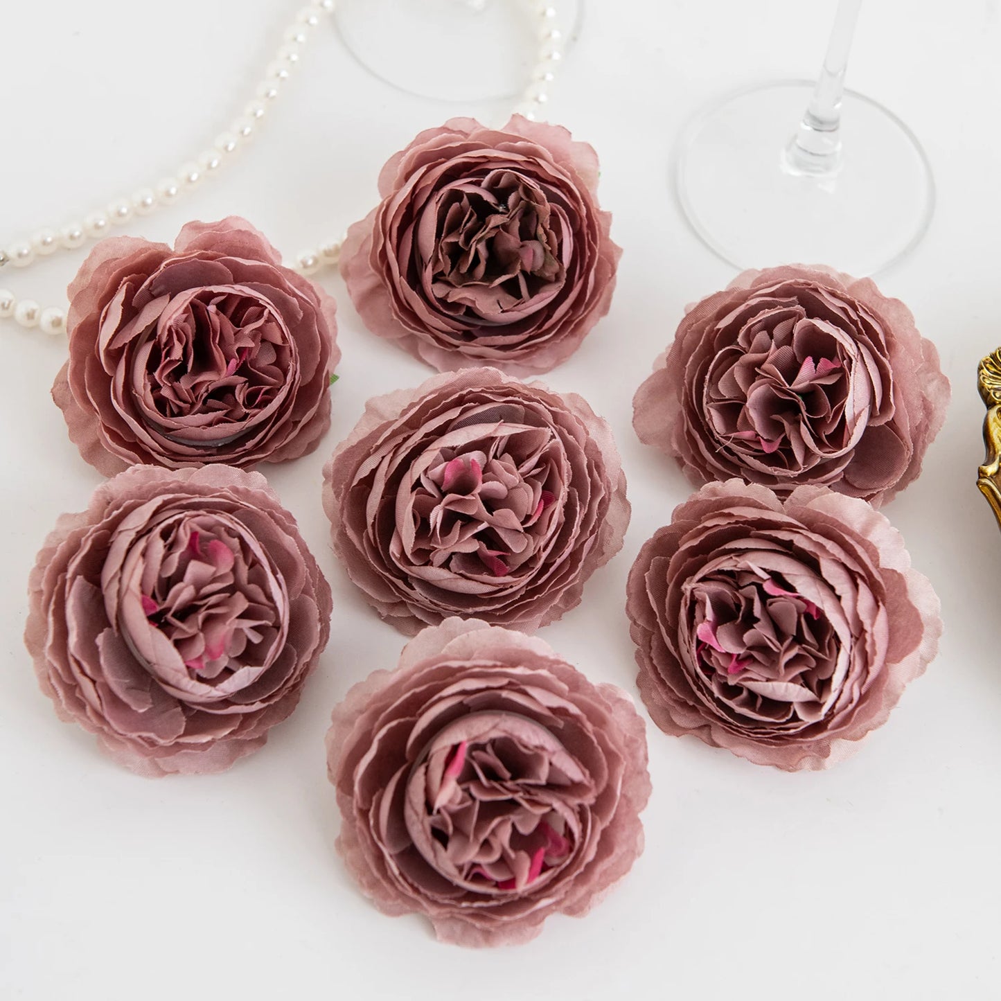 Silk Peony Artificial Flower Stems | Wedding & Home Décor 5/10pcs