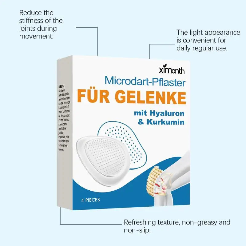 Hyaluronic Acid Joint Care Patches – Knees, Wrists & Body 4pc
