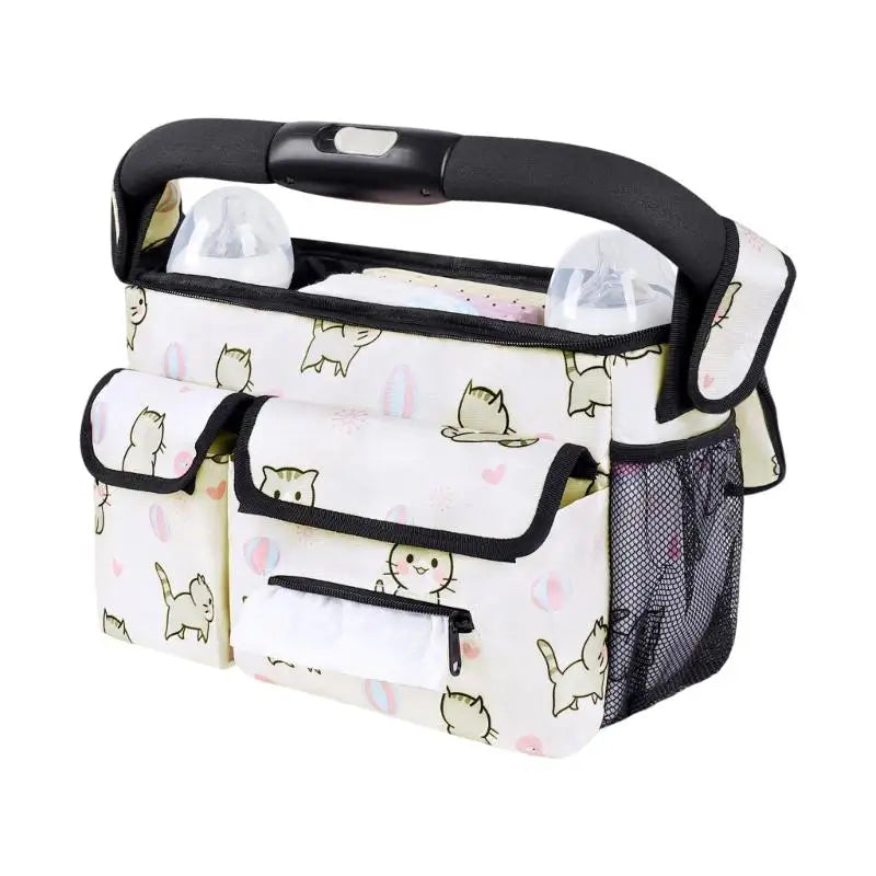 Baby Stroller Hanging Bag | Diaper & Bottle Organizer
