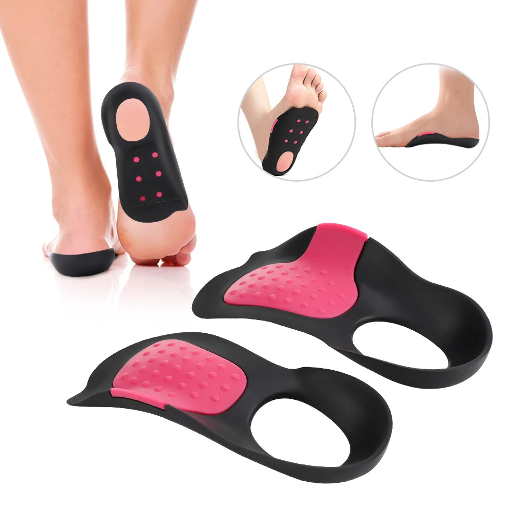 1 Pair Arch Support Foot Pads for Flat Feet Fallen Arches Non-Slip High Arch Support Shoes Inserts Plantar Fasciitis Relief Peaceful Pleasures Health and Wellness