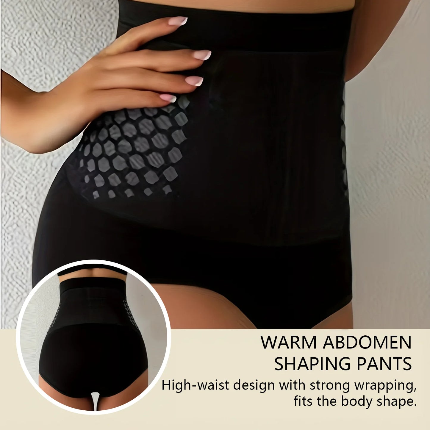 High Waist Tummy Control Shaping Underwear Seamless Compression Briefs Women Slimming Waist Shaping Panties Breathable 3 Colors Peaceful Pleasures Health and Wellness