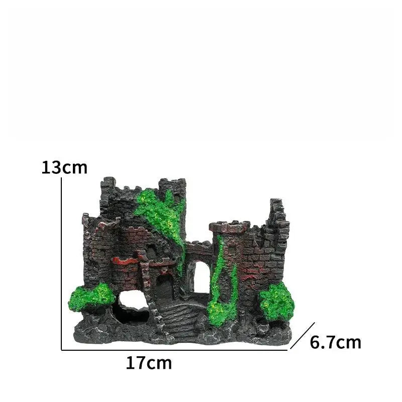 Castle Rockery Fish Tank Ornament | Aquarium Decoration
