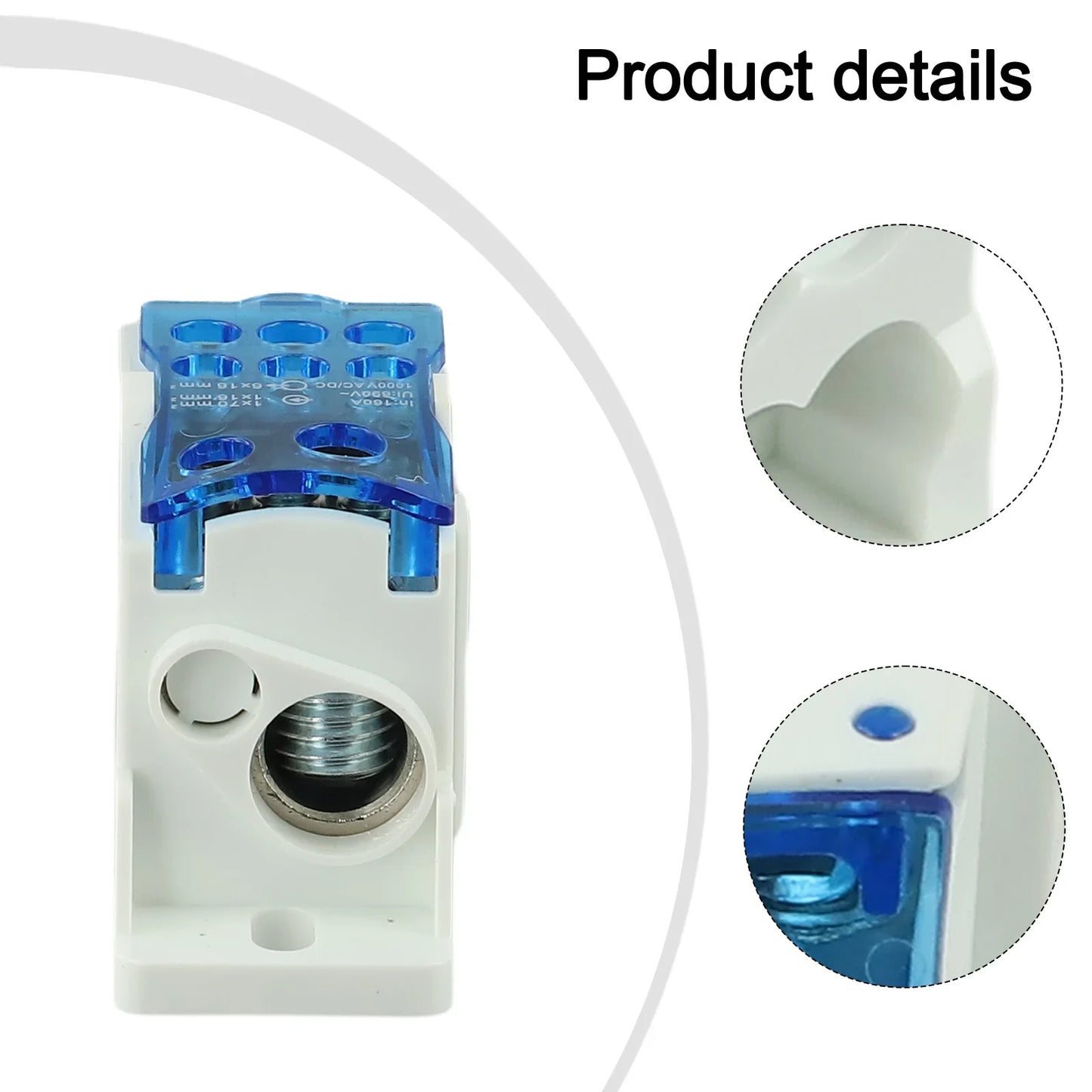 80A–500A DIN Rail Terminal Block Junction Box | Power Connector