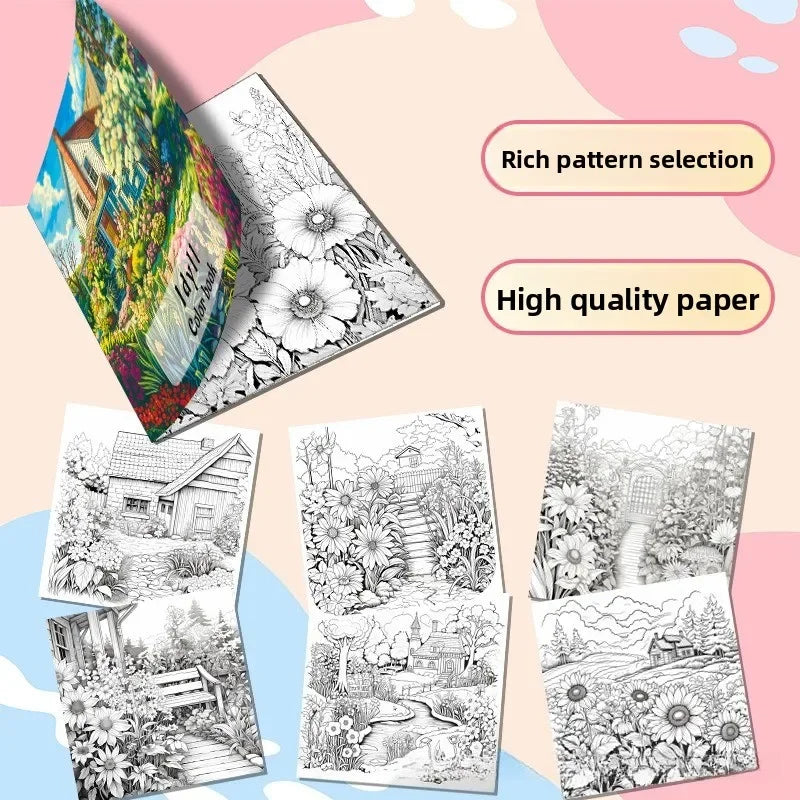 Coloring Books Adult Painting Graffiti Picture Albums Drawing