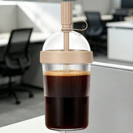 17oz Reusable Coffee Tumbler with Lid & Straw | Cold Drink Reusable Tumbler Peaceful Pleasures Health and Wellness