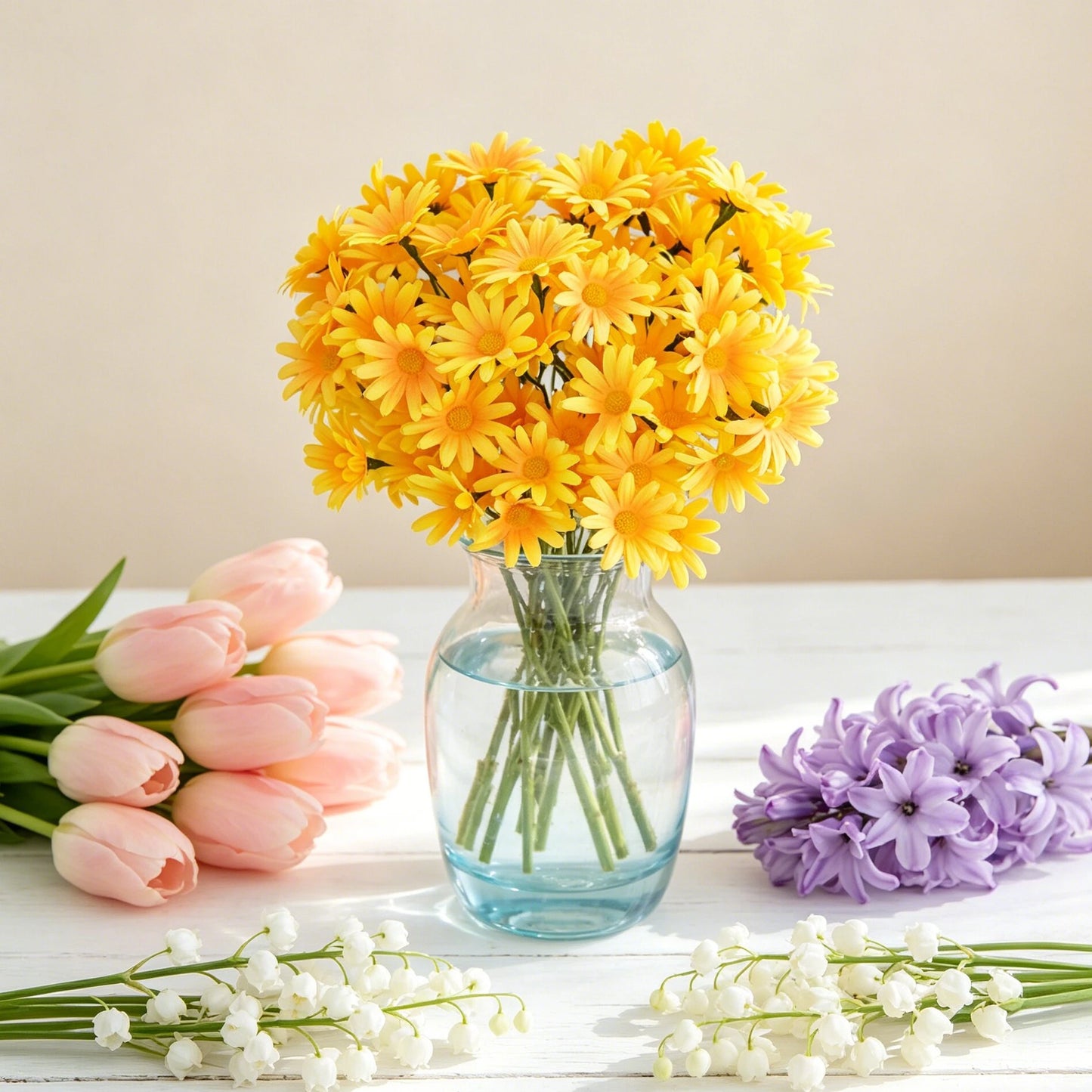 Artificial Silk Chrysanthemum Bouquet | Wedding & Home Decor