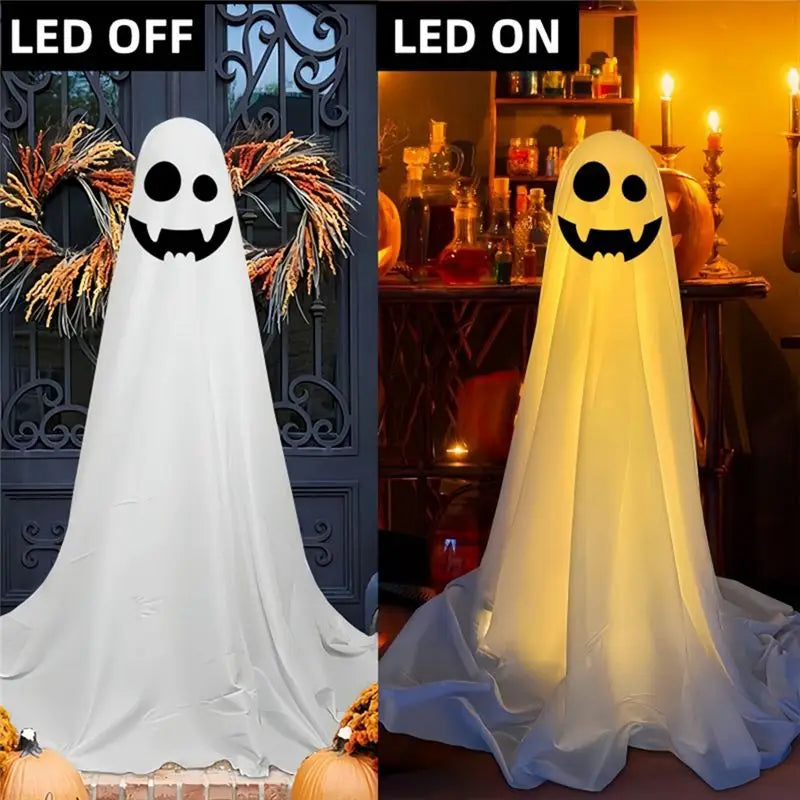 A36T-Halloween Decorations Yard Ghost Stand Halloween Porch Yard Outdoor Decorations (Large Size) Peaceful Pleasures Health and Wellness