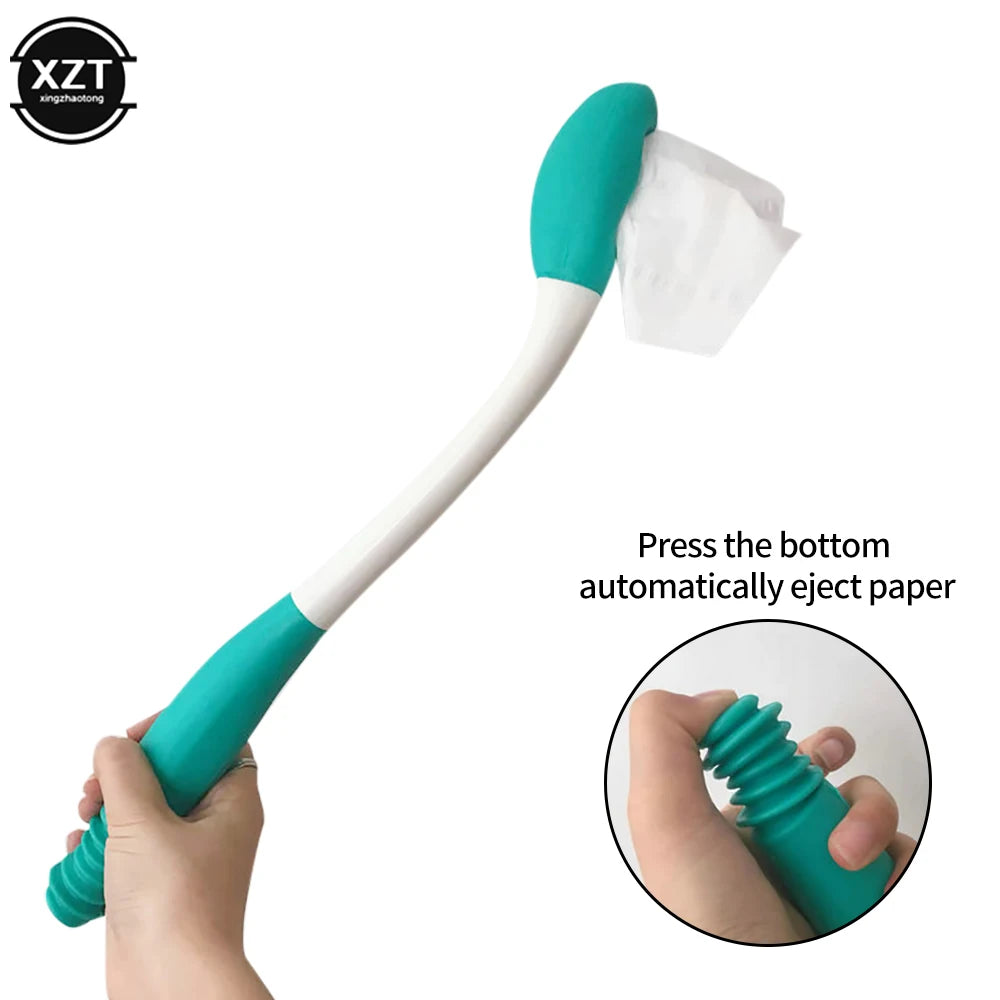 Toilet Aid Wiping Wand – Long Handle Bottom Wiper for Elderly