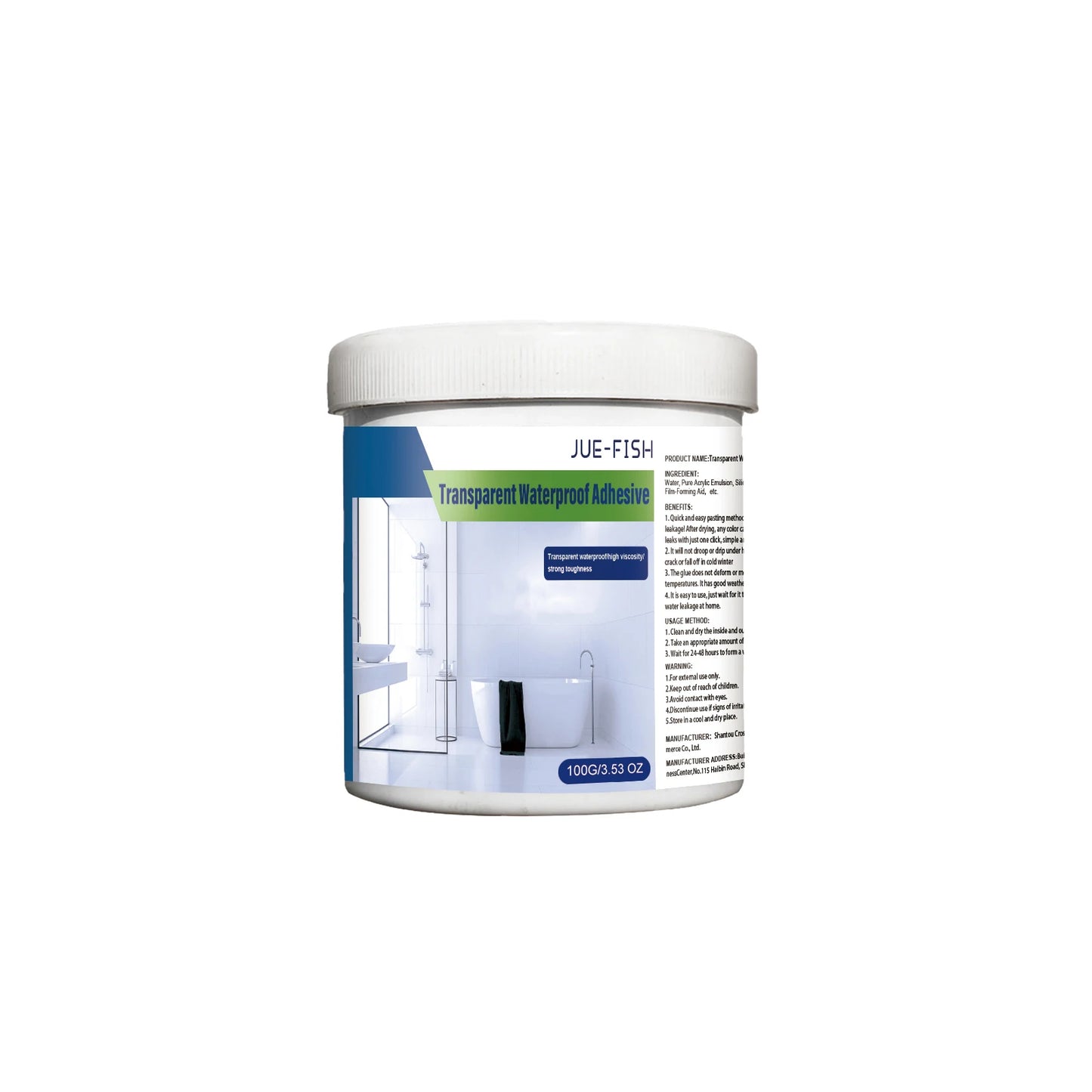 100g Clear Waterproof Sealant Glue | Leak-Proof Crack Repair