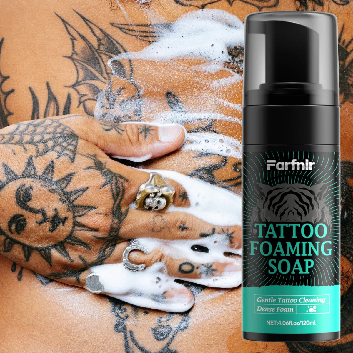 Tattoo Foaming Soap – Colour-Protecting Cleansing Foam 120ml