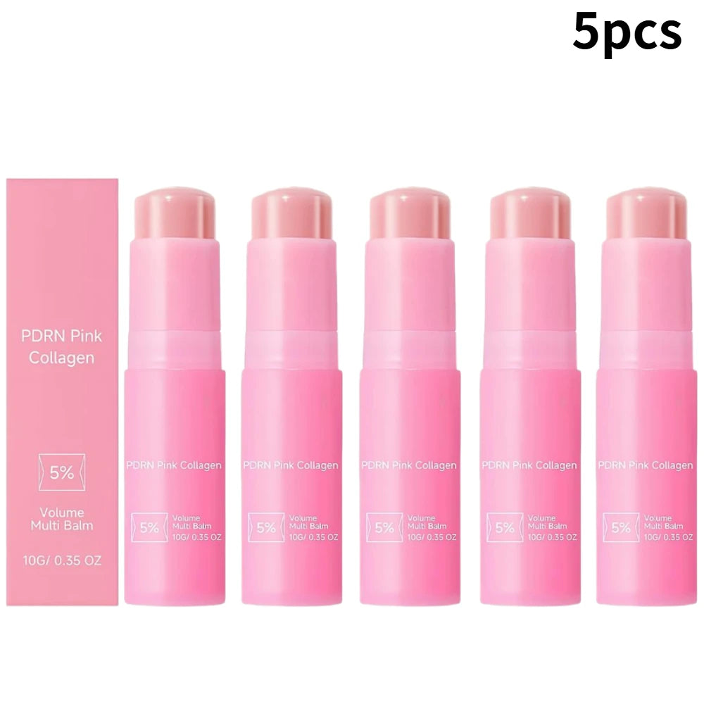 Collagen Pink Multi Balm Stick – Hydrating Lifting Facial Cream