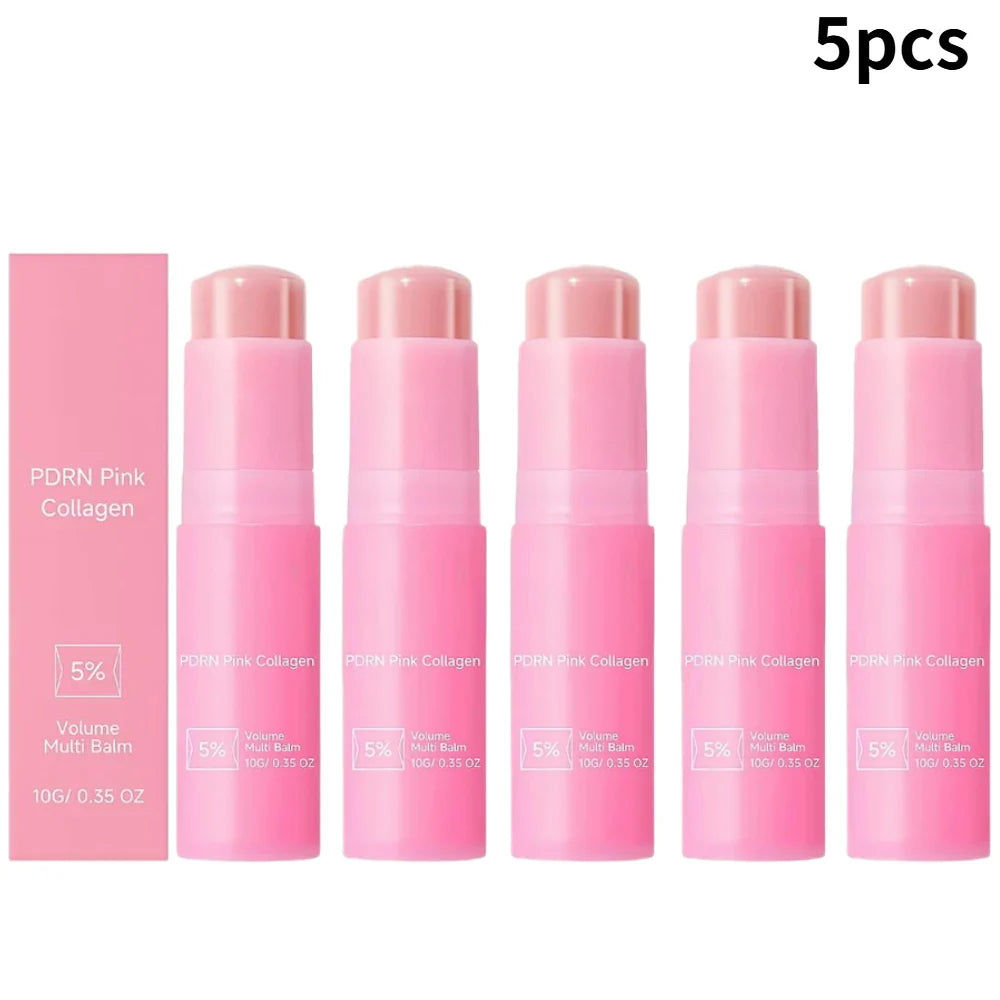 Collagen Pink Multi Balm Stick – Hydrating Lifting Facial Cream