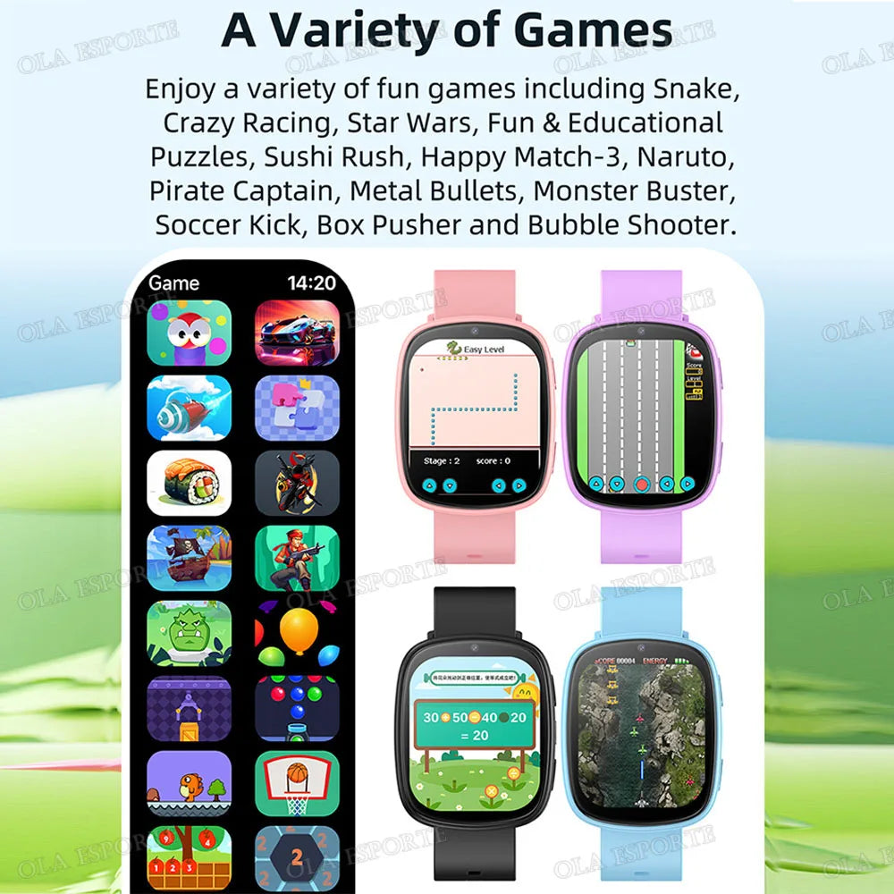 Kids Smart Watch | Touch Screen, Camera, 22 Games & Flashlight