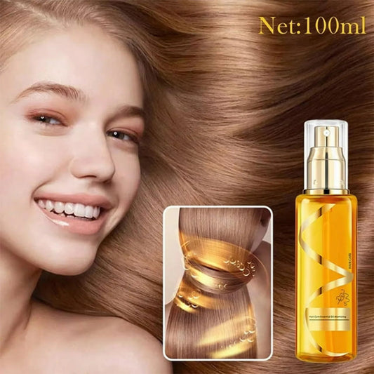 100ml Moisturizing & Strengthening Silky Hair Oil, Hydrating Hair Treating Essences Oil, Nourishing Hair Treating Essences Oil Peaceful Pleasures Health and Wellness A One Size