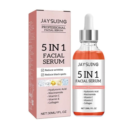5-in-1 Vitamin C & Hyaluronic Acid Face Serum – 30ml Brightening Face Serum Oasis Select serum 30ml