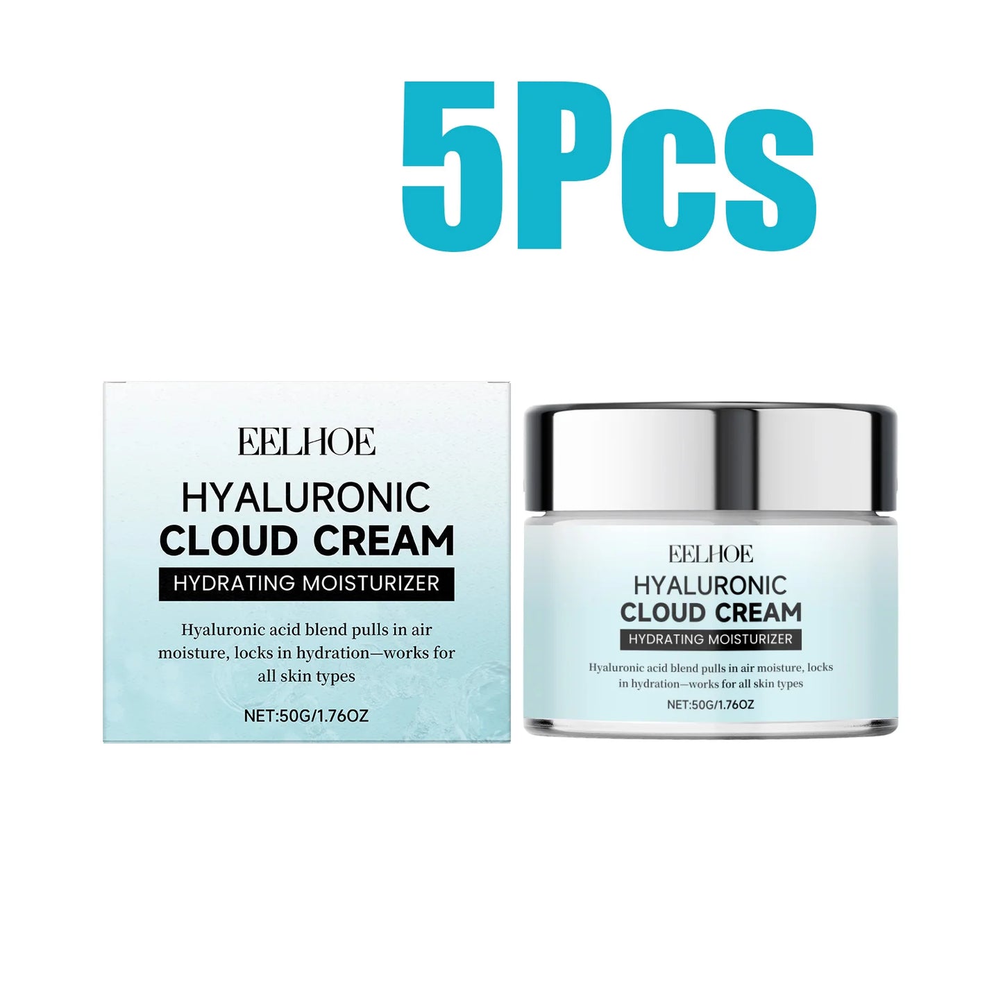 Hyaluronic Cloud Cream – Hydrating Face Moisturizer & Primer