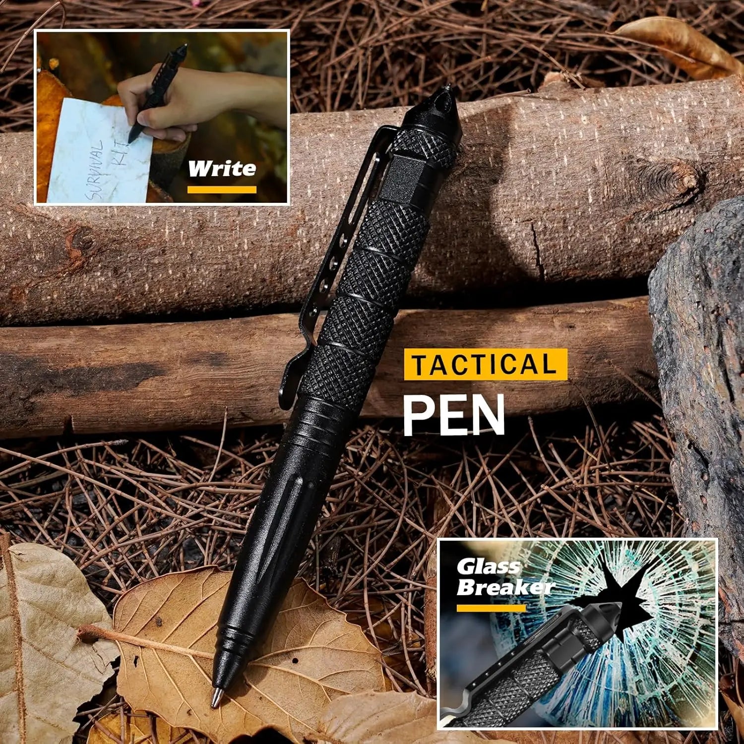 (No flint) Outdoor Adventure Survival Kit SOS Emergency First Aid Kit Camping Equipments Self-defense EDC Box Peaceful Pleasures Health and Wellness