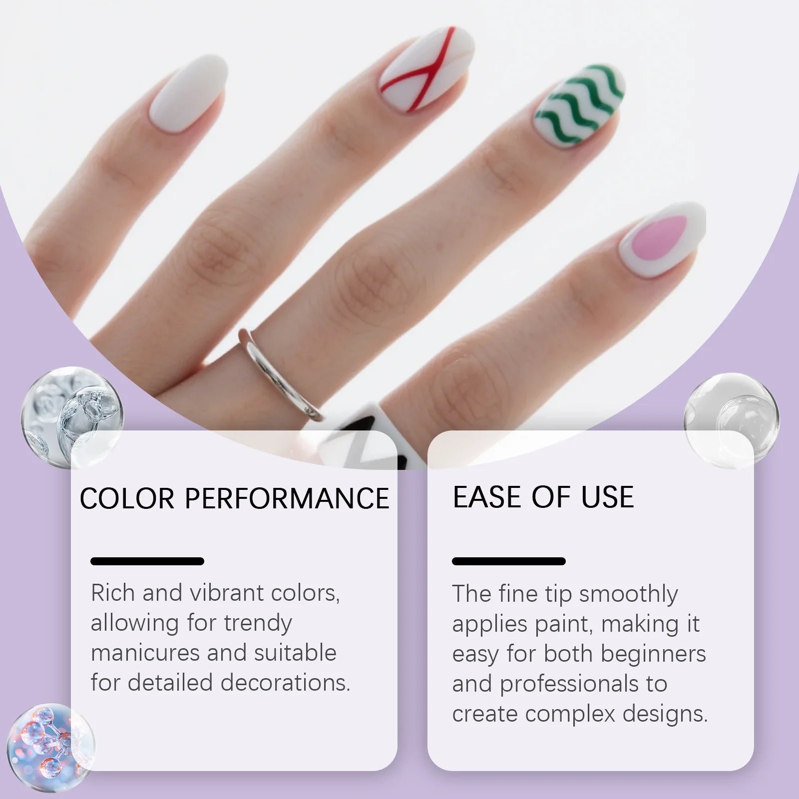 12 Color Nail Art Pen Set Acrylic Nail Polish Kit Waterproof Drawing Graffiti Nail Beauty Marker Quick Drying Nail Painting Mark Peaceful Pleasures Health and Wellness