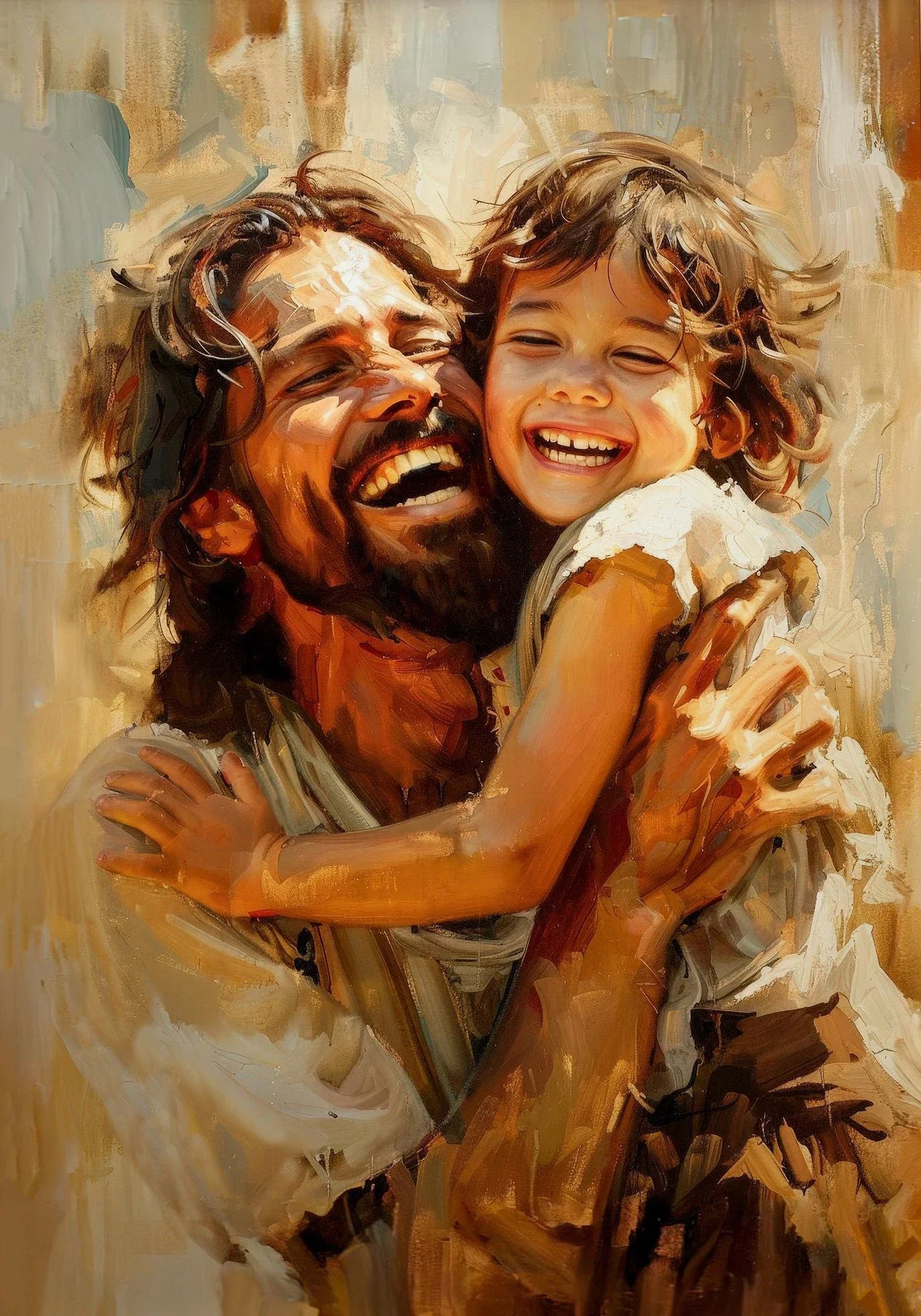 Jesus Christ Divine Hand Retro Canvas Wall Art | Religious Décor