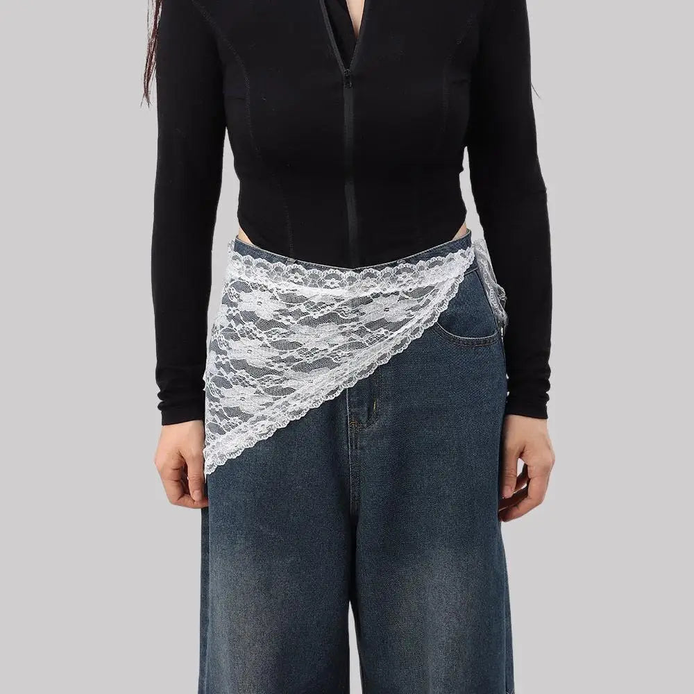 Women's Lace-Up Mini Skirt – Harajuku Y2K Slim Fit Fashion
