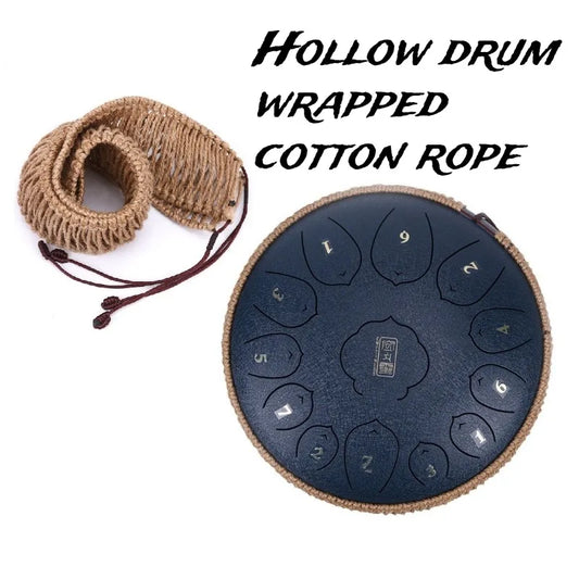 Suitable 13 15 Tones Hand Decorating Steel Tongue Drum Hemp Rope Peaceful Pleasures Health and Wellness