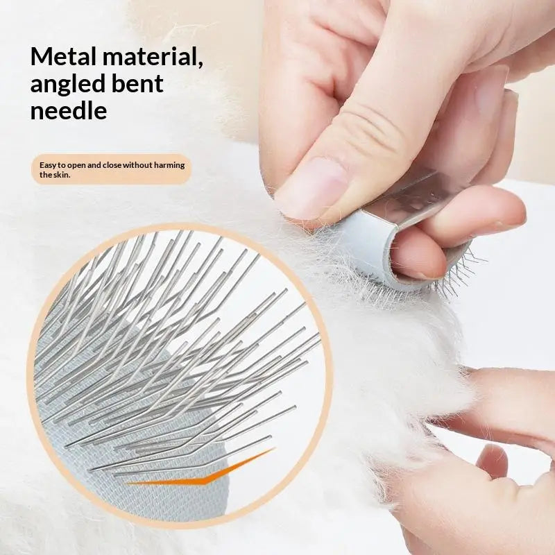 Pet Mini Needle Comb | Portable Finger Comb for Dogs & Cats