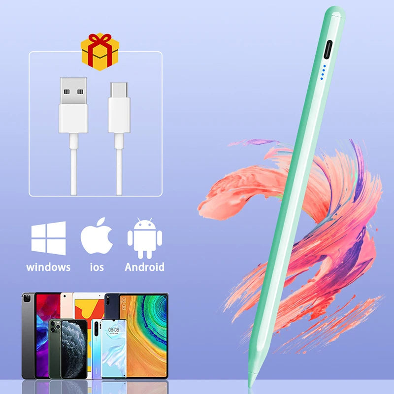Stylus Pen For Phone Touch Pencil For Cell Phone Stylus Pen For Android Universal Tablet Pencil Stylus For All Screens Drawing Peaceful Pleasures Health and Wellness Green