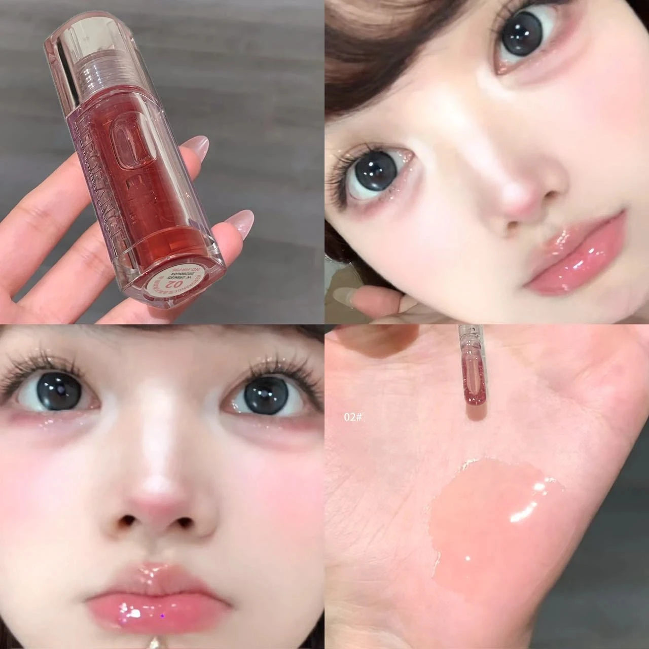 Sparkling Glitter Lip Oil Gloss – Hydrating Mirror Shine