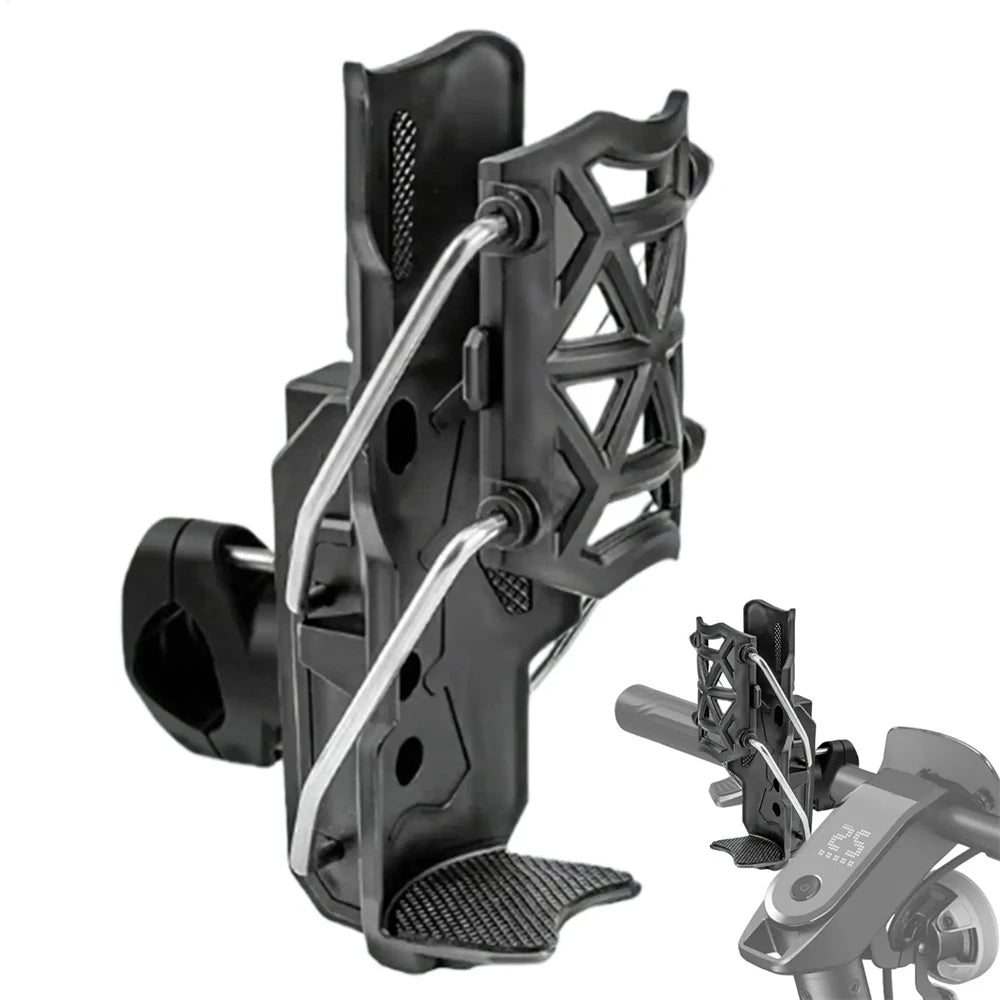 360° Adjustable Bike & Motorcycle Handlebar Cup Holder
