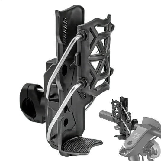 360° Adjustable Bike & Motorcycle Handlebar Cup Holder Handlebar Bottle Cage Peaceful Pleasures Health and Wellness