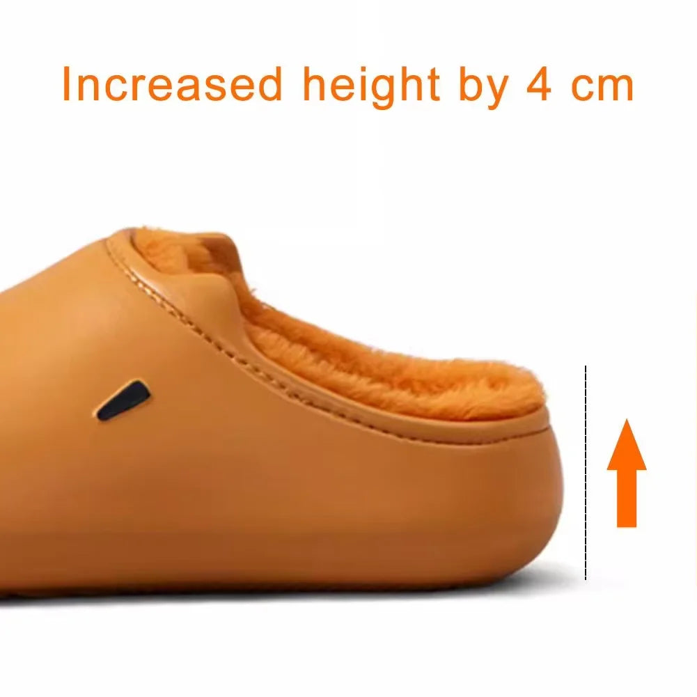Women's cute shoes winter outdoor waterproof shoes indoor heated cotton slippers men's non-slip home slippers children's shoes Peaceful Pleasures Health and Wellness