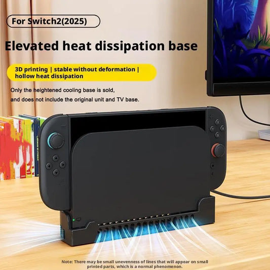 Nintendo Switch 2 Cooling Base Stand – 3D Printed Ventilation Console Cooling Stand Oasis Select
