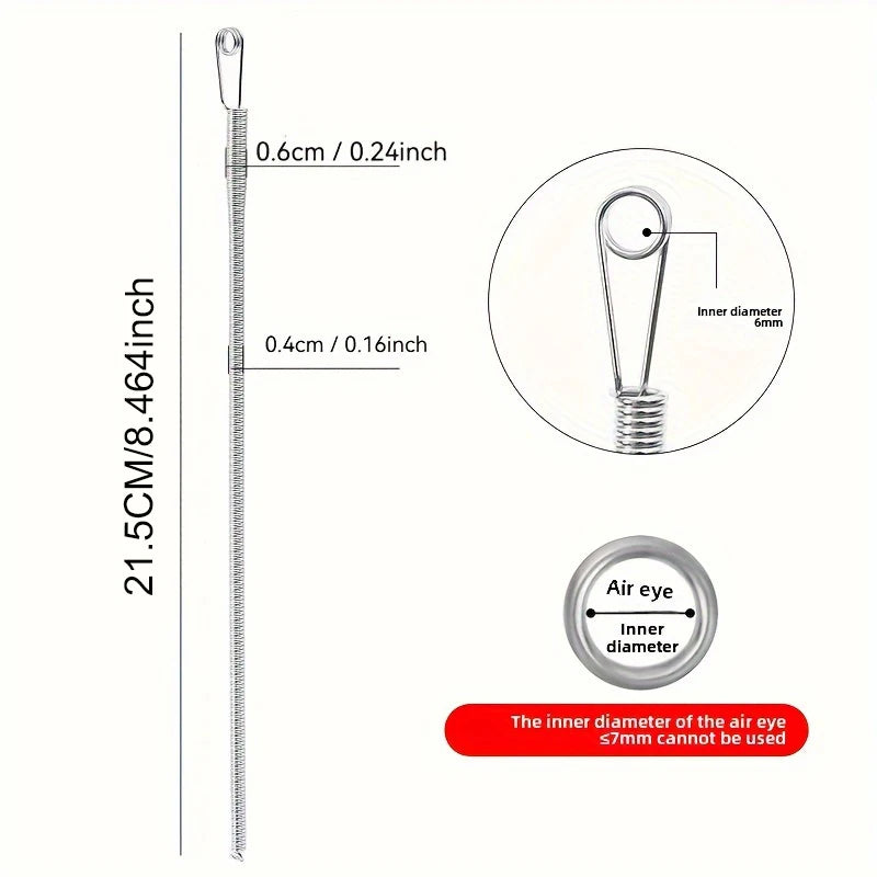 Bendable Spring Drawstring Threader Flexible Metal Elastic Band